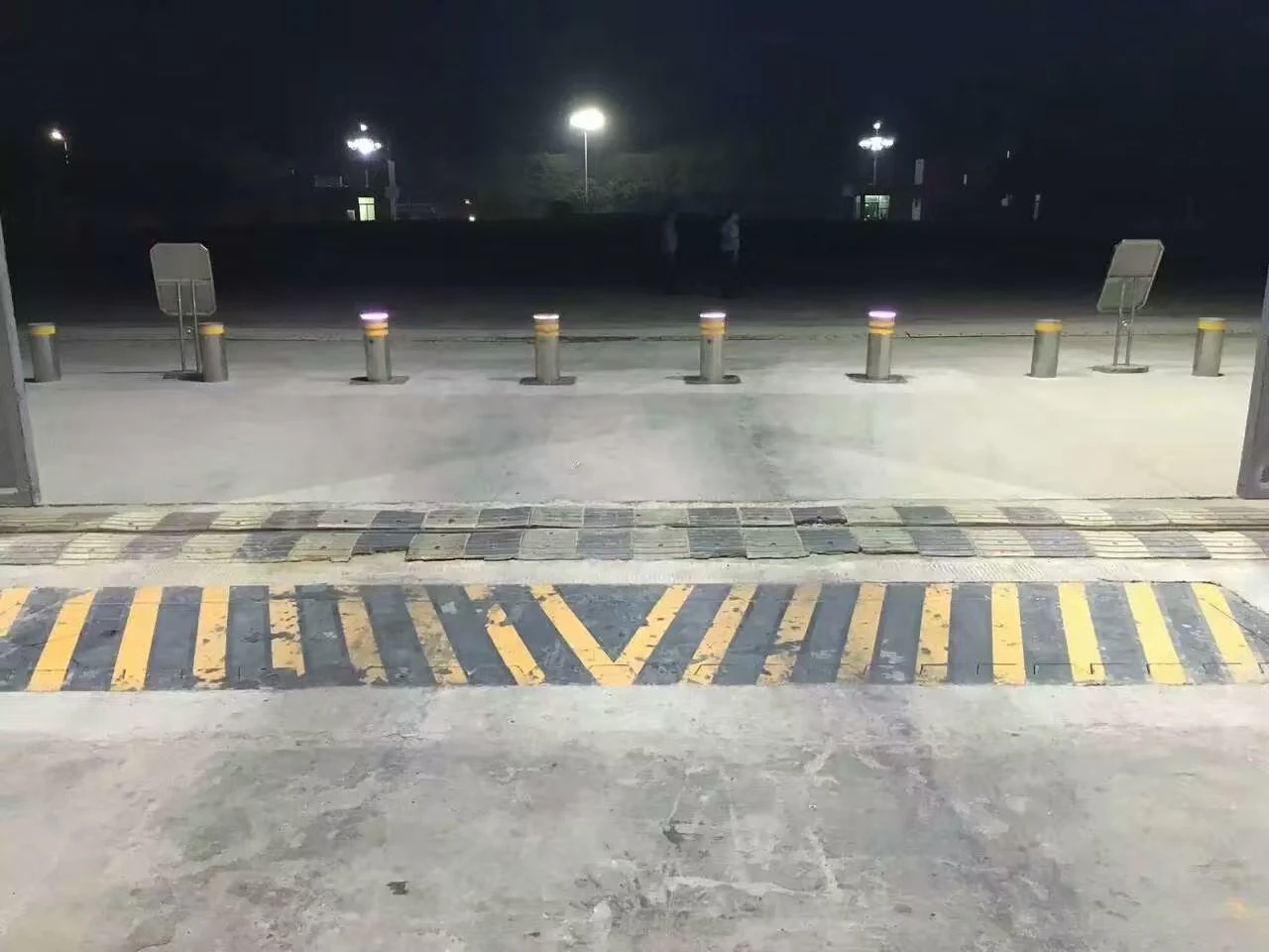 GS Automtic Bollards Installed in Qingyuan Jail GS Automtic Bollards Installed in Qingyuan Jail